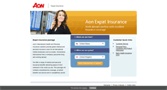 Desktop Screenshot of aonexpatinsurance.com